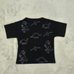 Black Drop Shoulder T-shirt 1 - Image 2