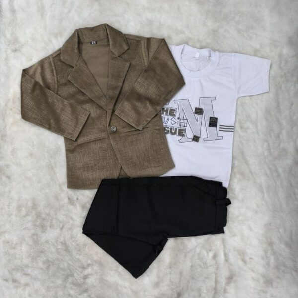 Khaki Blazer Set (B.S-7)