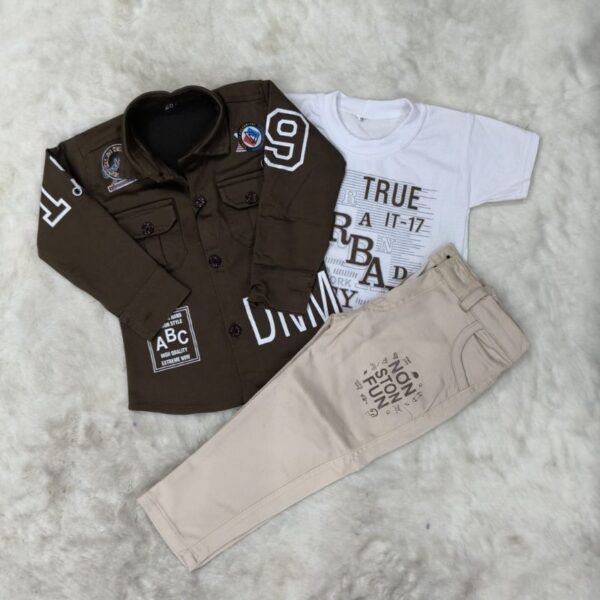 Brown Shirt Pant Set (S.P-1)