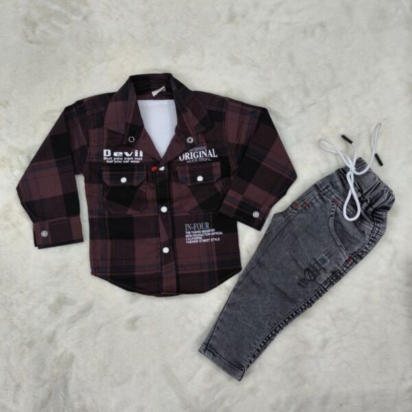 Maroon Shirt Pant (S.P-3)