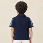 Navy Blue Coller T-shirt (C.T-2) - Image 2