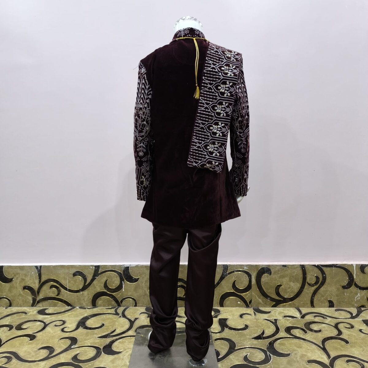 Dark brown Sherwani (S.H-1) - Image 2