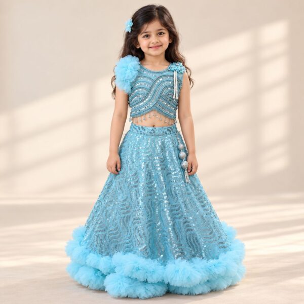 Blue Lehenga Set (L.S-5)